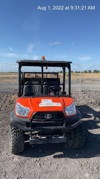 2022 Kubota RTV-X1140W-H Plastic Canopy, Windshield Acrylic Clear, LED Strobe Light, Wire Harness Kit, Back up Alarm