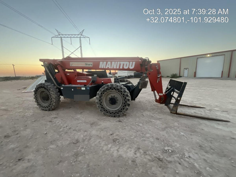 2018 Manitou MTA10055 Manitou MTA10055 - Canopy, Worklights, Beacon, 66" Carriage, 60" Forks, Solid Tires, Aux Hydraulics