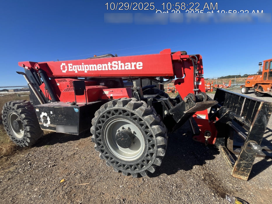 2019 Manitou MTA12042 Canopy, 120 HP , Solid Tires, Work Lights, Lift Hook, Auxiliary Hydraulics w/66" Carriage and 60" Forks
