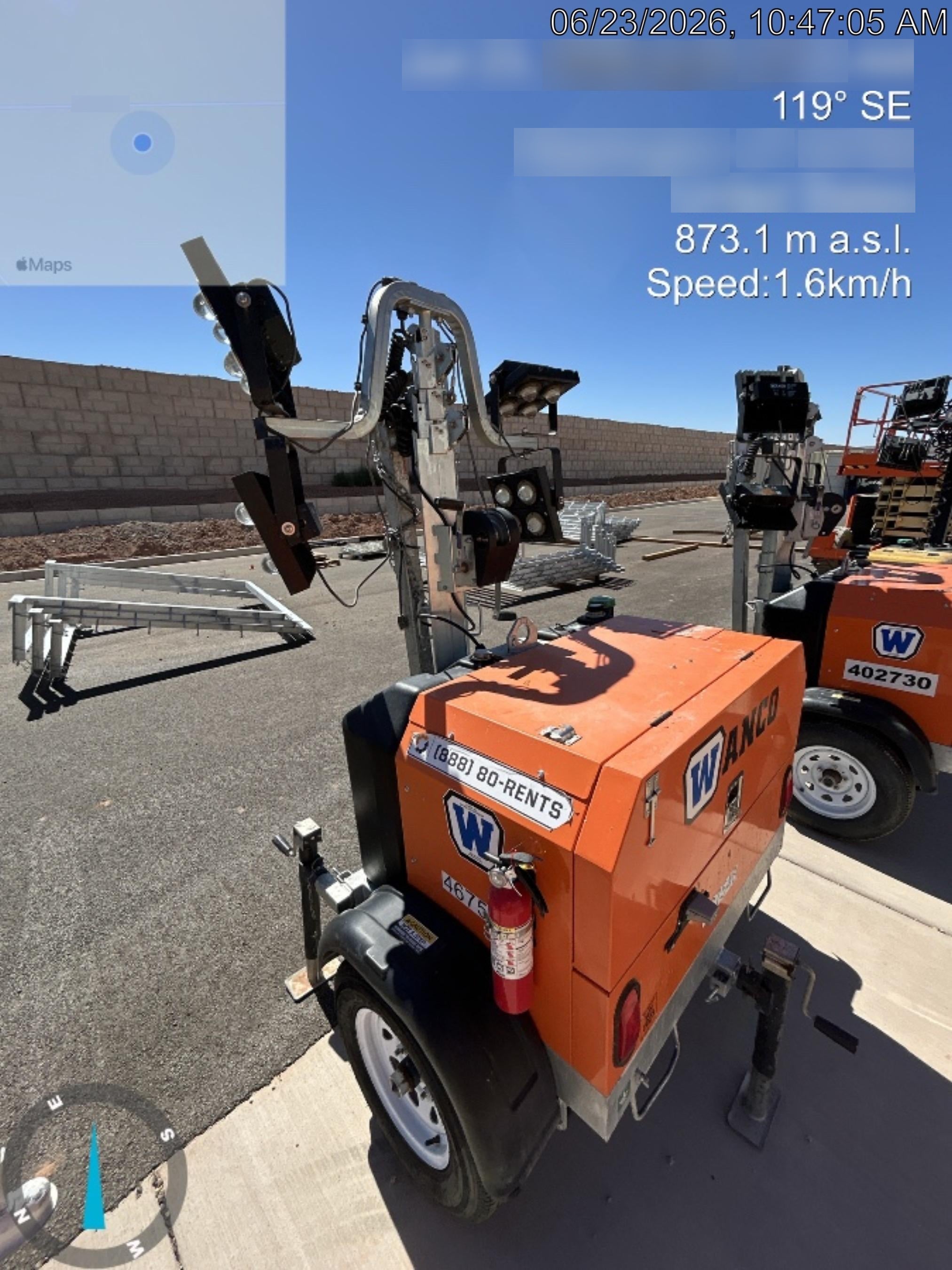 2024 Wanco WLTT-4MM4K Diesel, Deep Sea Controller, Shore Power Plug, Auto Start, (4) 350W LED Floodlights, 4kW Generator, 60 Gal Fuel Tank, 2" Ball, T3