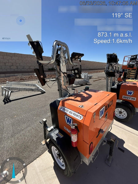2024 Wanco WLTT-4MM4K Diesel, Deep Sea Controller, Shore Power Plug, Auto Start, (4) 350W LED Floodlights, 4kW Generator, 60 Gal Fuel Tank, 2" Ball, T3