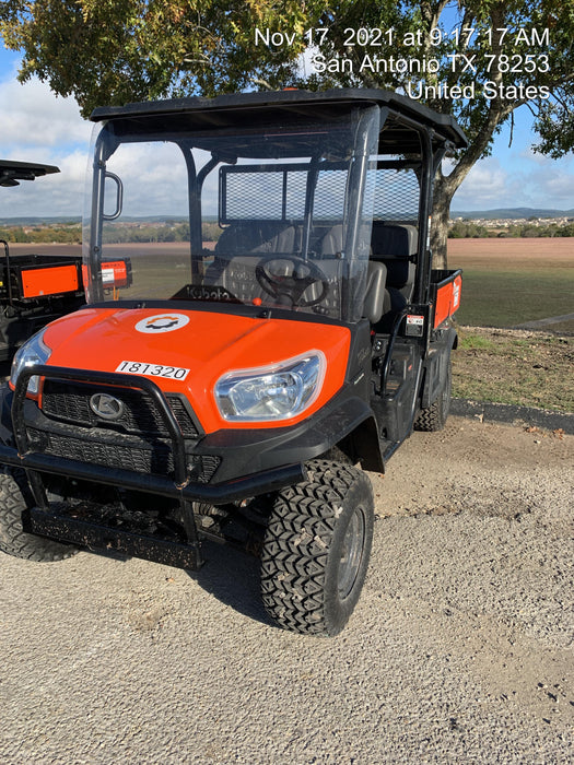 Kubota RTV-X1140W-H Plastic Canopy, Windshield Acrylic Clear, LED Strobe Light, Wire Harness Kit, Back up Alarm
