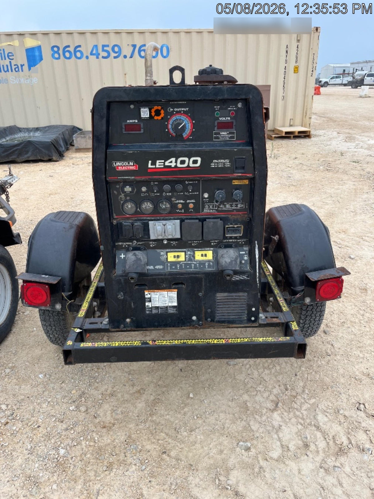 2022 Lincoln Electric LE400 Kubota V1505, Trlr, Cable Rack, Light Kit, ES Decals, T3