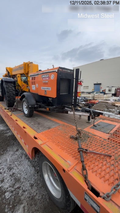 2021 Lincoln Electric Vantage 322 Vantage 322 Ready Pak 3 w/ Decals, ORANGE (includes trailer, cable rack, fender light kit) NO Telematics