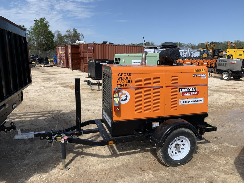 2021 Lincoln Electric Vantage 549X Ready Pak 3, ORANGE (includes trailer, cable rack, fender light kit)
