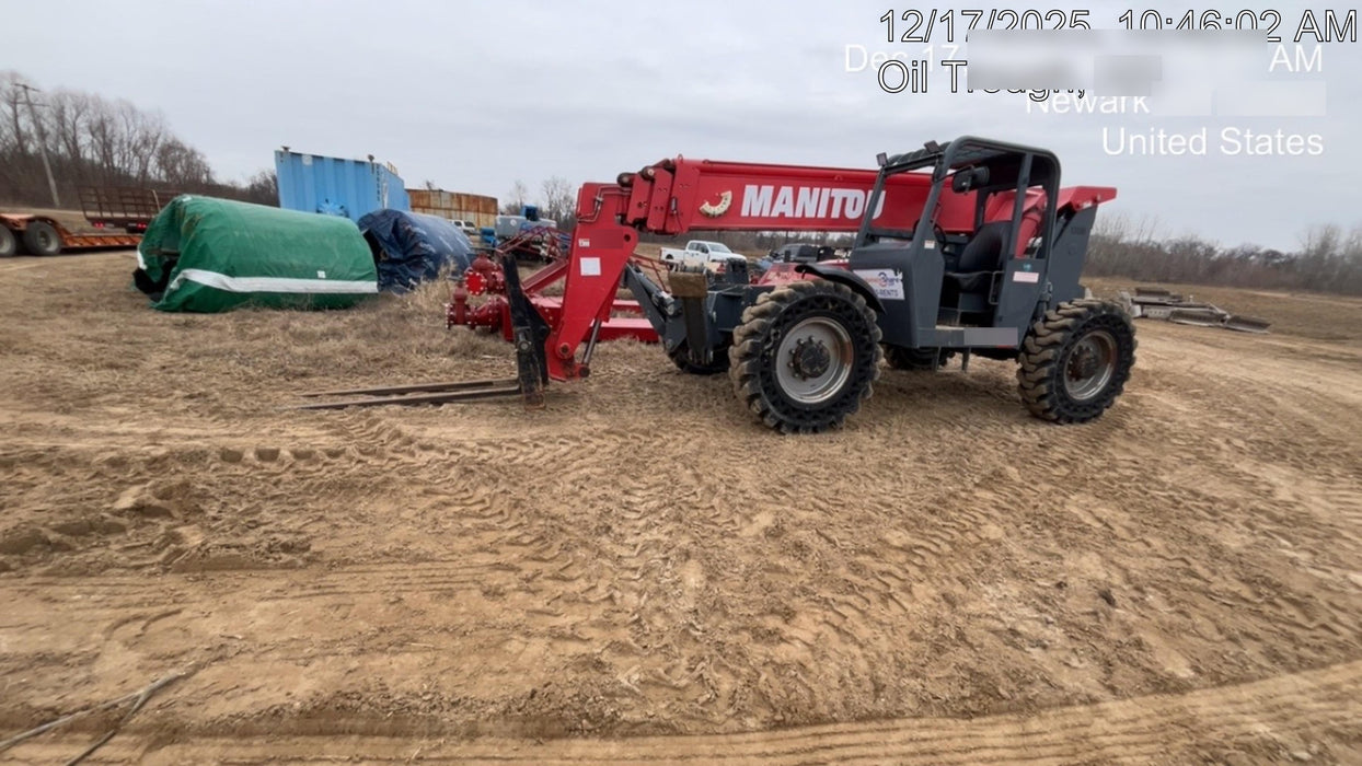 2018 Manitou MTA10055 MTA10055 - 74 HP T4, Canopy, Worklights/Strobe, Beacon, 66" Carriage, 60" Forks, Solid Tires, Lift Hook, Aux Hydraulics