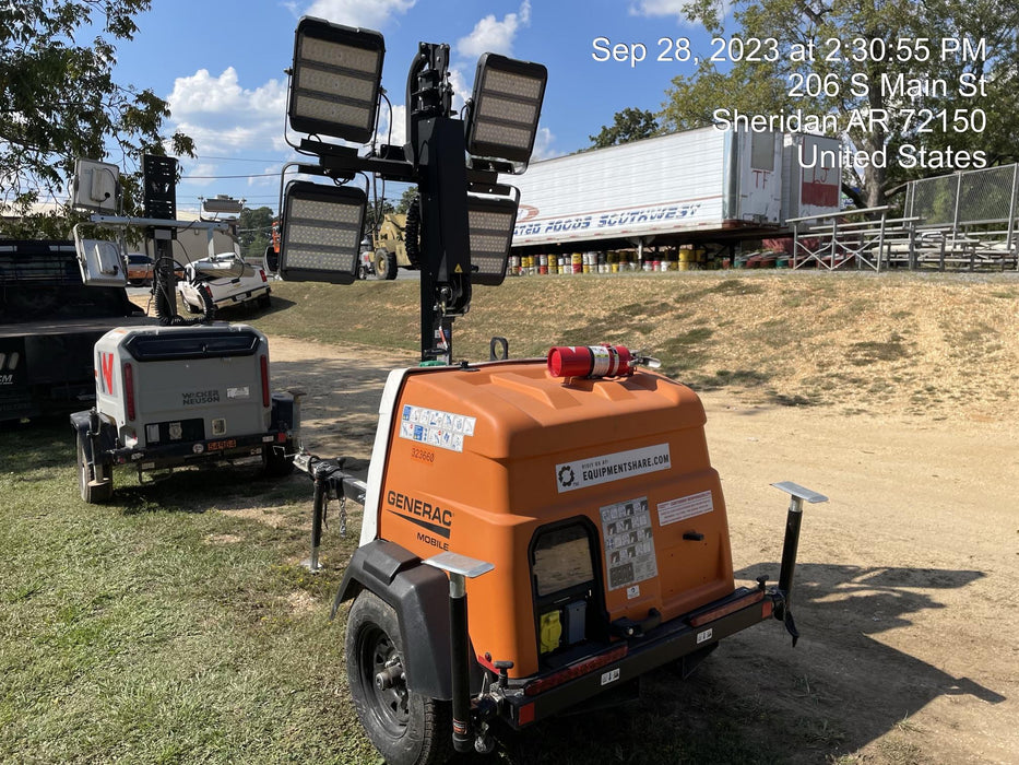 2023 Generac MLT2 Diesel, Flex Switch 120V Input, Powerzone Controller, (4) 320W LED Lights, 4kW Generator, 39.9 Gal Fuel Tank, 2" Ball, T3