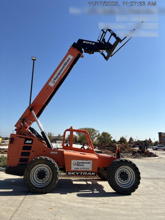 2020 Skytrak 8042 74 Hp, FF Tires, Work Lights, Beacon, Aux Hydraulics, Back up Alarm, Lifting Eye, ES Decals
