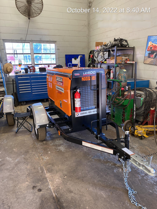 2022 Lincoln Electric LE400 Kubota V1505, Trlr, Cable Rack, Light Kit, ES Decals, T3