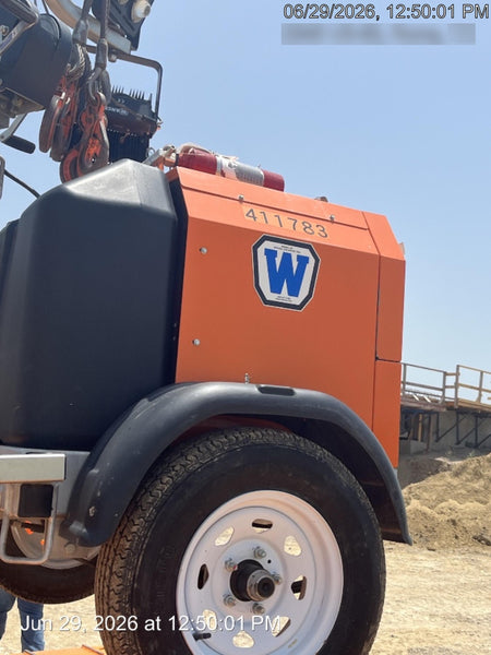 2024 Wanco WLTT-4MM4K Diesel, Deep Sea Controller, Shore Power Plug, Auto Start, (4) 350W LED Floodlights, 4kW Generator, 60 Gal Fuel Tank, 2" Ball, T3