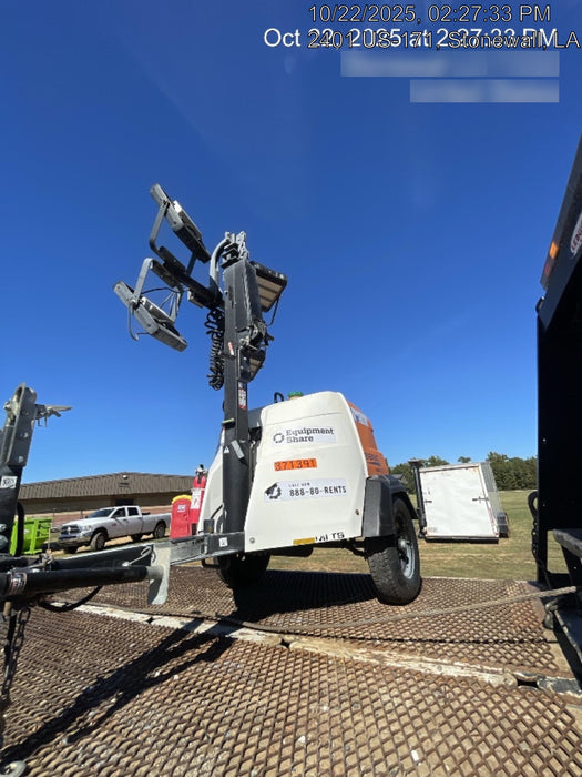 2023 Generac MLT2 Diesel, Flex Switch 120V Input, Powerzone Controller, 
(4) 320W LED Lights, 4kW Generator, 39.9 Gal Fuel Tank, 2" Ball, T3