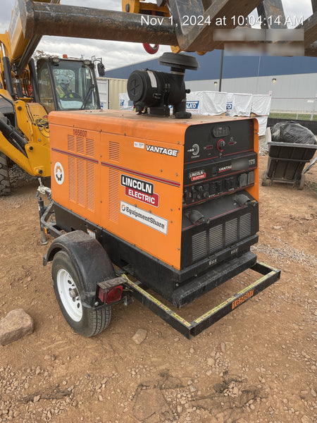 2021 Lincoln Electric Vantage 549X Ready Pak 3, ORANGE (includes trailer, cable rack, fender light kit)