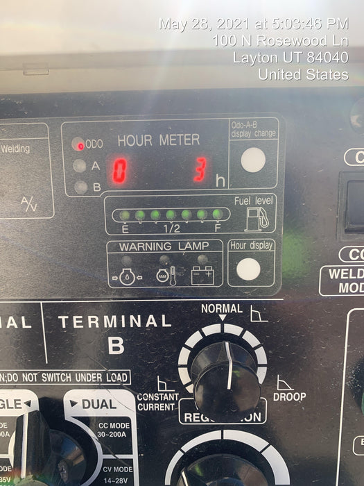 2020 Multiquip DLW400ESA4 400 amp Welder, 14kW, 120/240V, T4F Kubota, Trailer