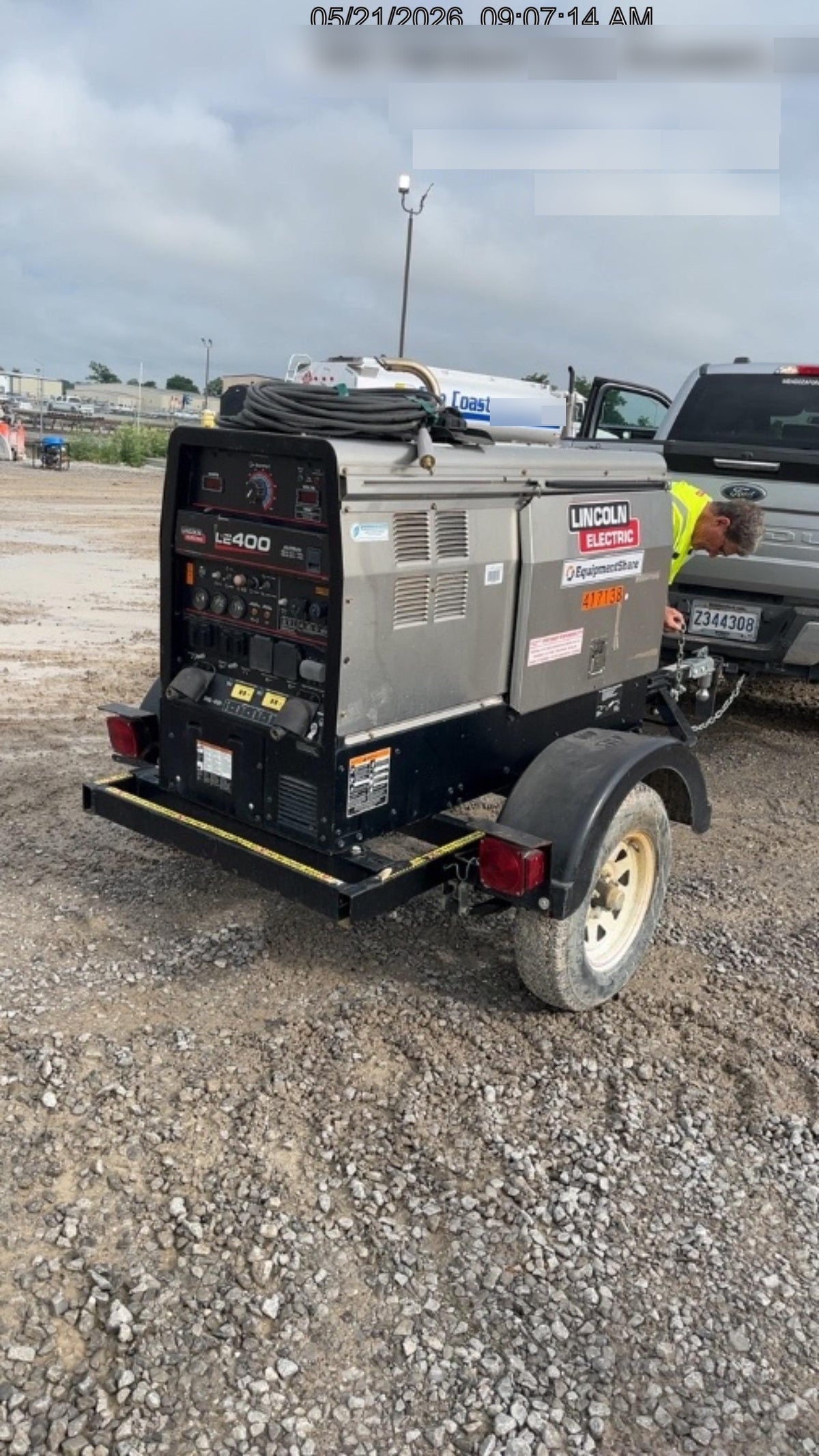 2024 Lincoln Electric LE400 Kubota V1505, Trlr, Cable Rack, Light Kit, ES Decals, T3