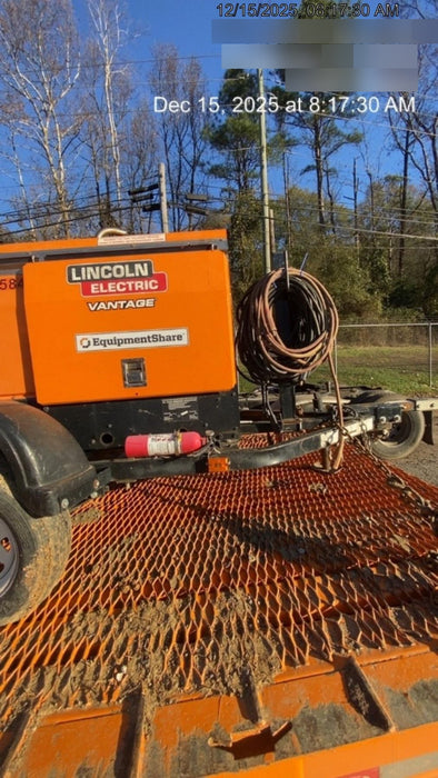 2021 Lincoln Electric Vantage 322 Vantage 322 Ready Pak 3 w/ Decals, ORANGE (includes trailer, cable rack, fender light kit) NO Telematics