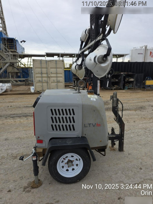 2018 Wacker Neuson LTV6K-MH Wacker Neuson LTV6K Mobile Light Tower w/Fuel Level Sensor Installed