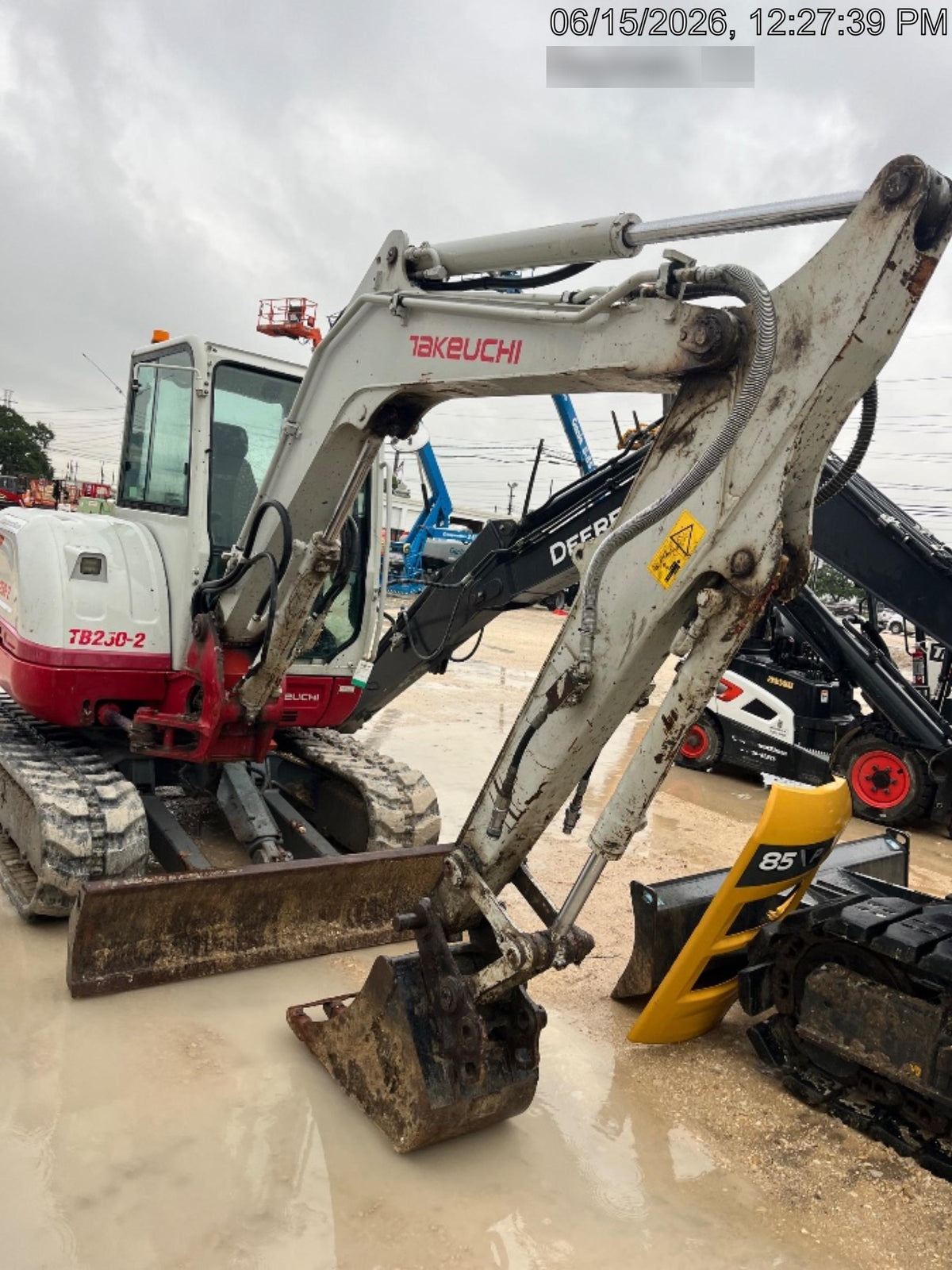 2020 Takeuchi TB250-2C Cab/Heat/Air, Rubber Tracks, Manual TAG QC