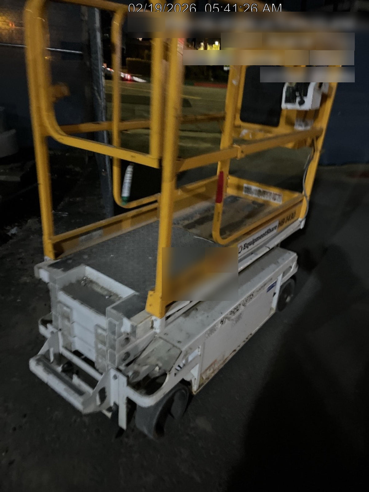 Custom Equipment HB-1430 <ul>
 <li>Hy-Brid Scissor Lift</li>
  <li>Platform capacity up to 670 lbs.</li>
  <li>Working height up to 20 ft</li>
  <li>Weighs under 1,700 lbs.</li>
  <li>Non-marking wheels </li>
</ul>