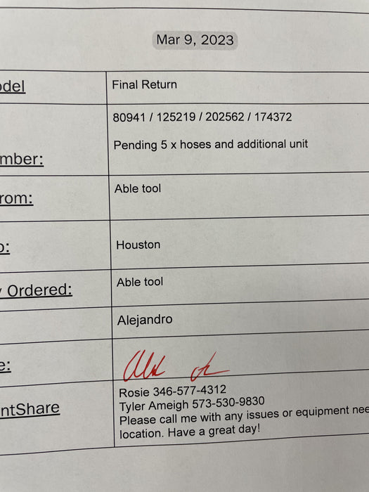 2021 TEXAS PNEUMATIC TOOLS, INC. TB-8-EXP
