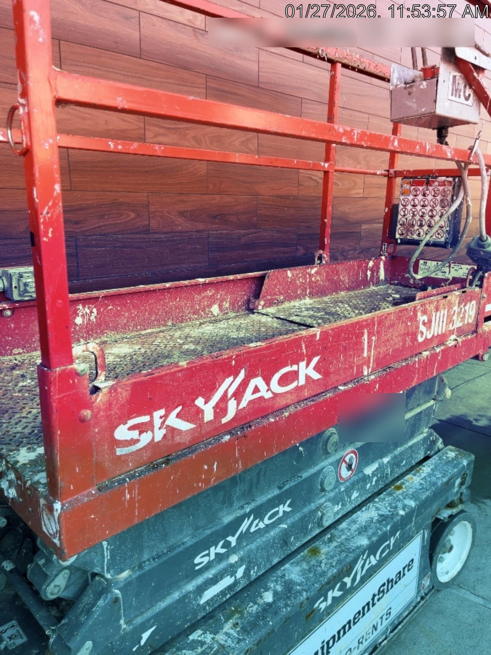 2017 Skyjack SJIII-3219 Skyjack SJ3219, Trojan Battery Set, Extended Warranty 5yr/5k hr