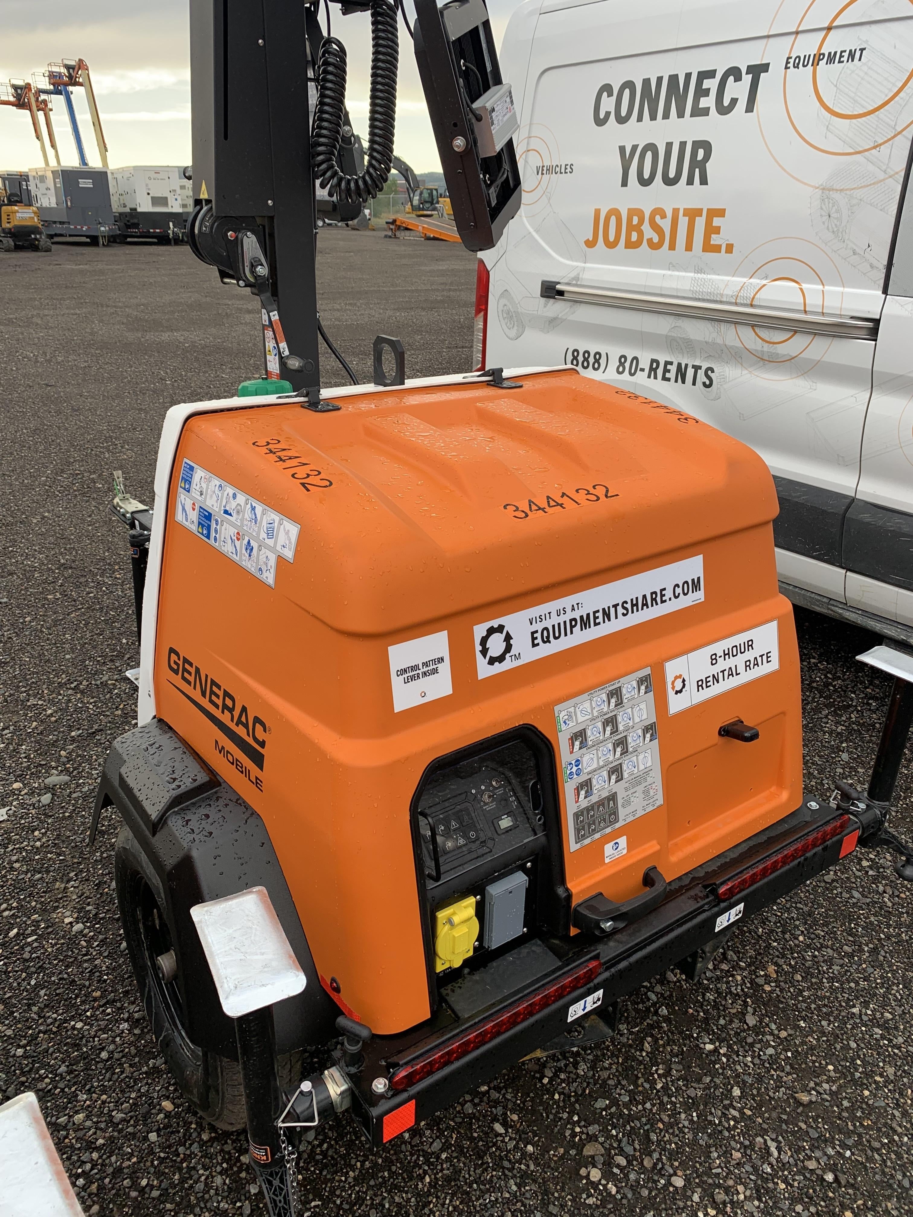 2023 Generac MLT2 Diesel, Flex Switch 120V Input, Powerzone Controller, (4) 320W LED Lights, 4kW Generator, 39.9 Gal Fuel Tank, 2" Ball, T3