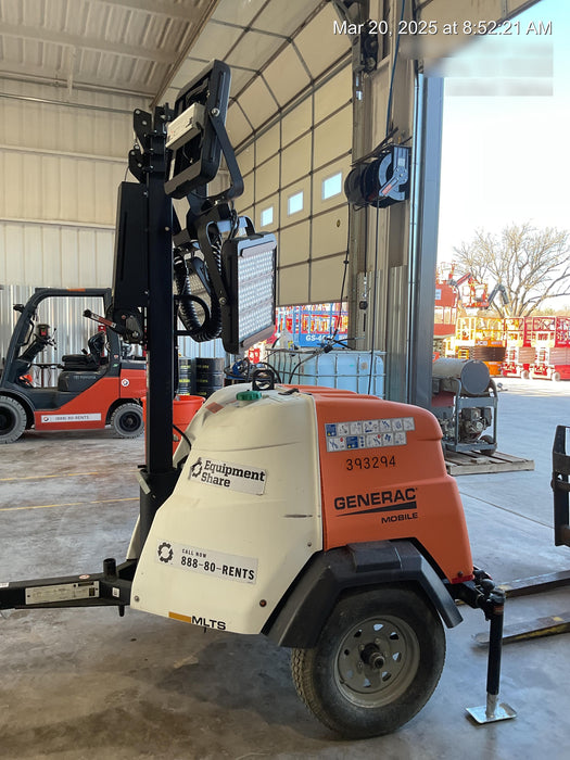 2024 Generac MLT2 Diesel, Flex Switch 120V Input, Powerzone Controller, 
(4) 320W LED Lights, 4kW Generator, 39.9 Gal Fuel Tank, 2" Ball, T3