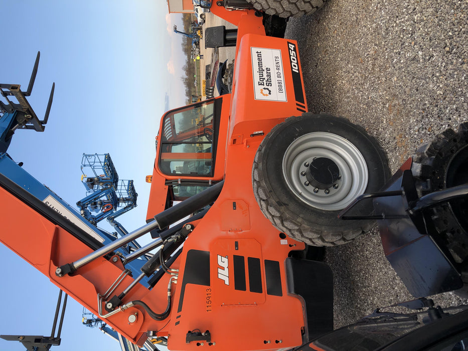 2020 Skytrak 10054 74 Hp, Cab/Heat/Air, FF Tires, Work Lights, Beacon, Aux Hydraulics, Back up Alarm, Lifting Eye, ES Decals