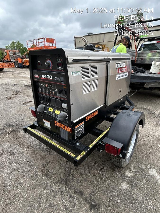 2024 Lincoln Electric LE400 Kubota V1505, Trlr, Cable Rack, Light Kit, ES Decals, T3