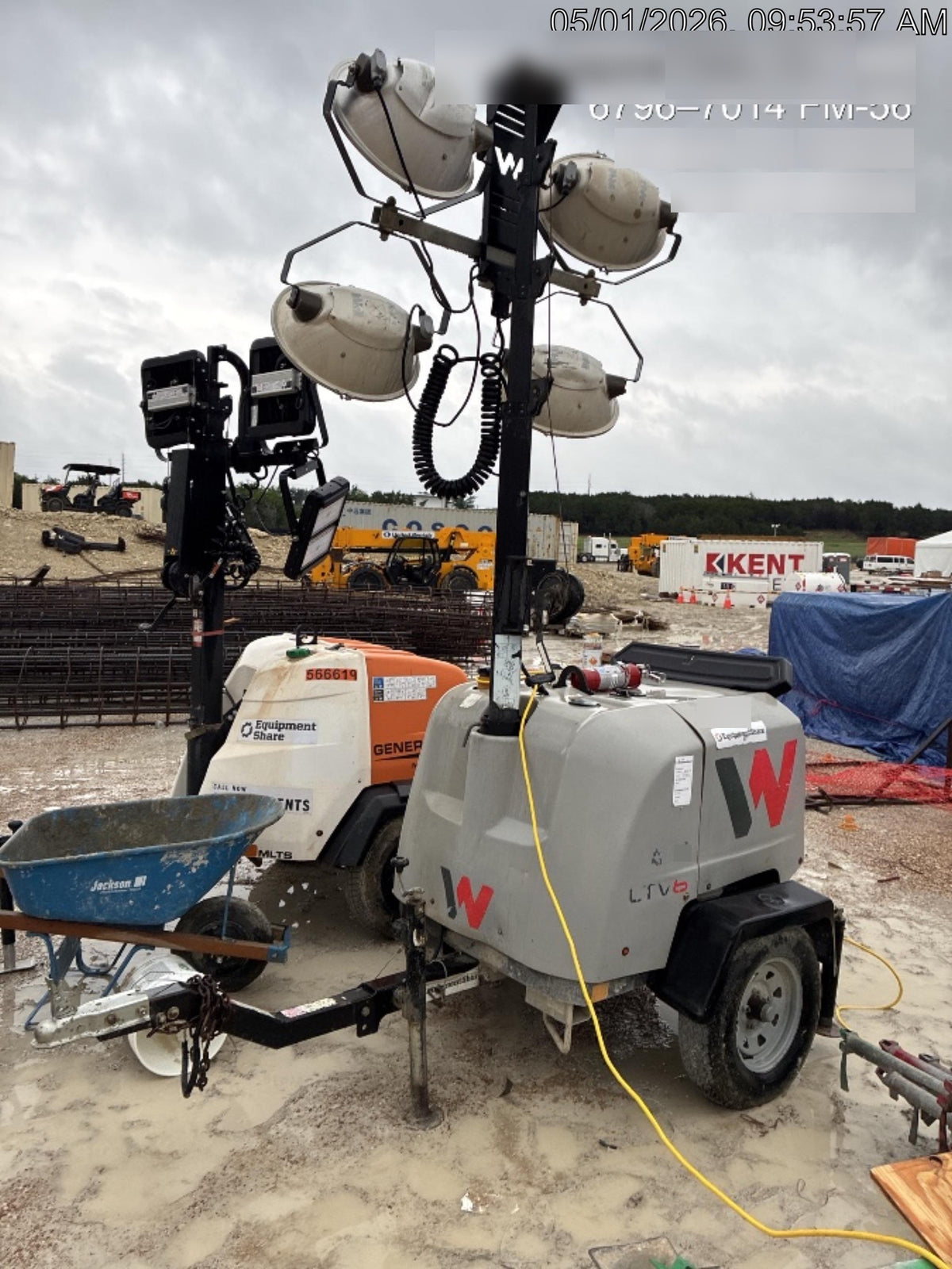 Wacker Neuson LTV6K-MH Wacker Neuson LTV6K Towable Light Tower