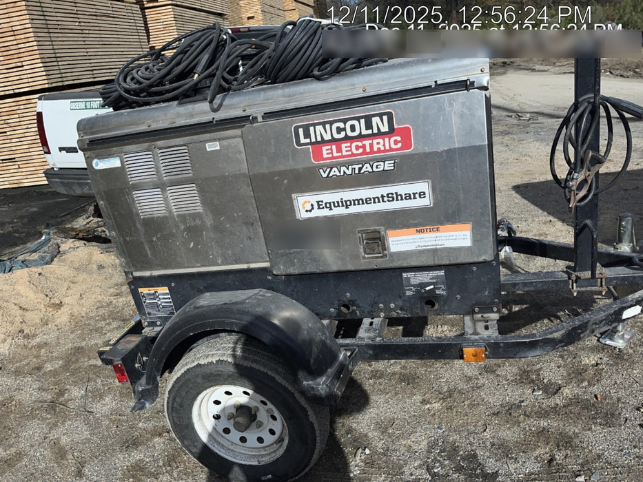Lincoln Electric Vantage 322 Lincoln Vantage 322 Welder w/Trailer
