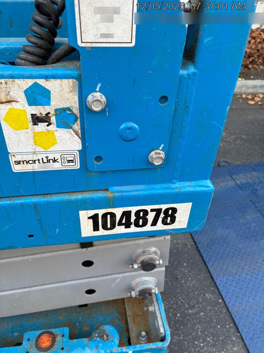 2020 Genie GS-1930 Solid Non Marking Tires, Beacon, Folding rails with half height swing gate, 800W Inverter