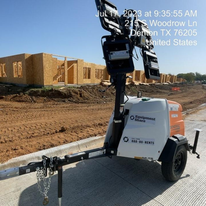 2023 Generac MLT2 Diesel, Flex Switch 120V Input, Powerzone Controller, (4) 320W LED Lights, 4kW Generator, 39.9 Gal Fuel Tank, 2" Ball, T3