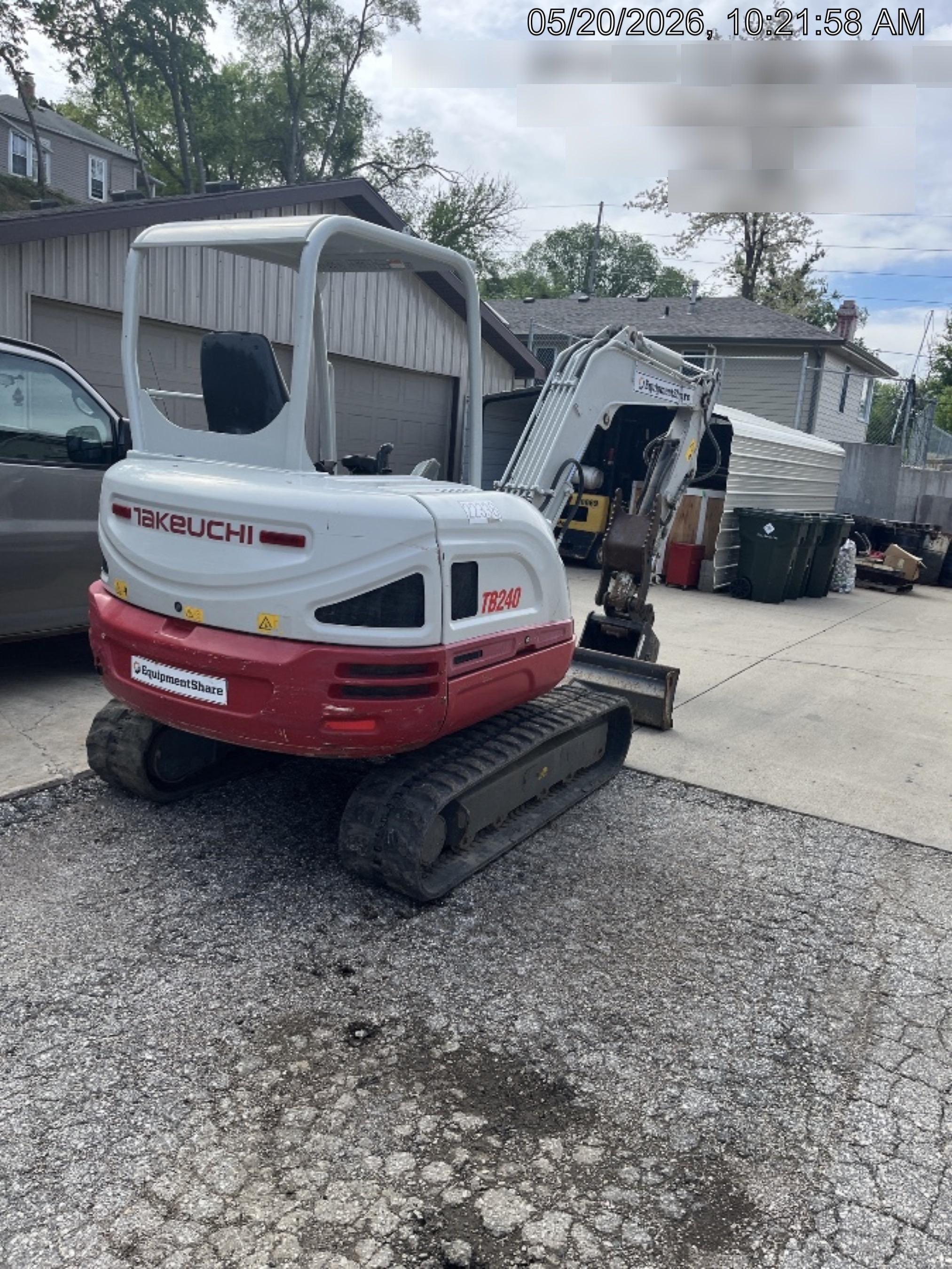 2019 TAKEUCHI TB240