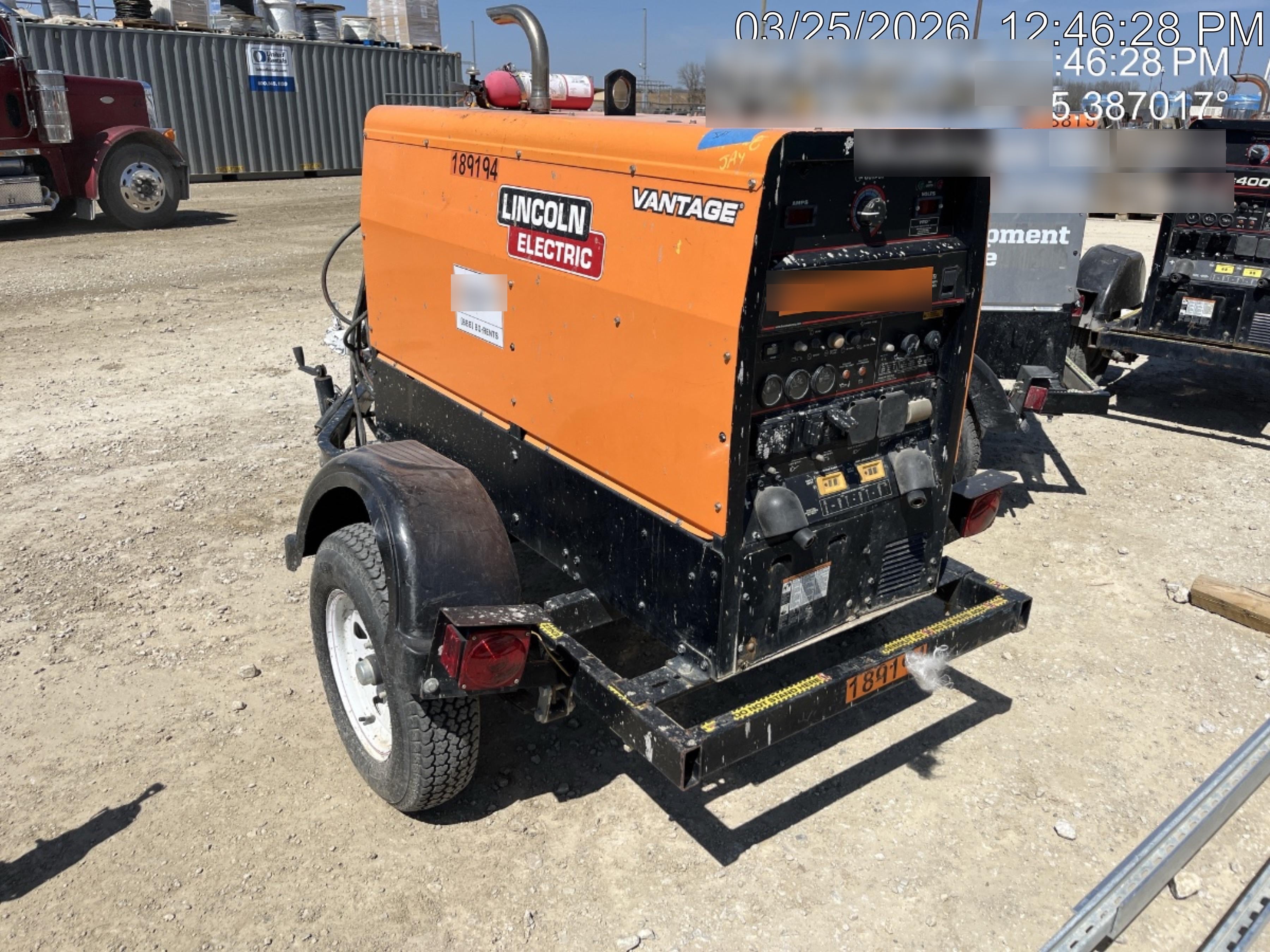 2021 Lincoln Electric Vantage 322 VANTAGE 322 READY-PAK 3