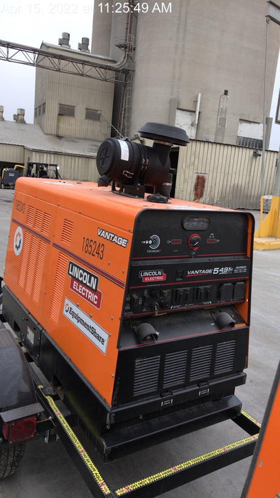 2021 Lincoln Electric Vantage 549X Ready Pak 3, ORANGE (includes trailer, cable rack, fender light kit)