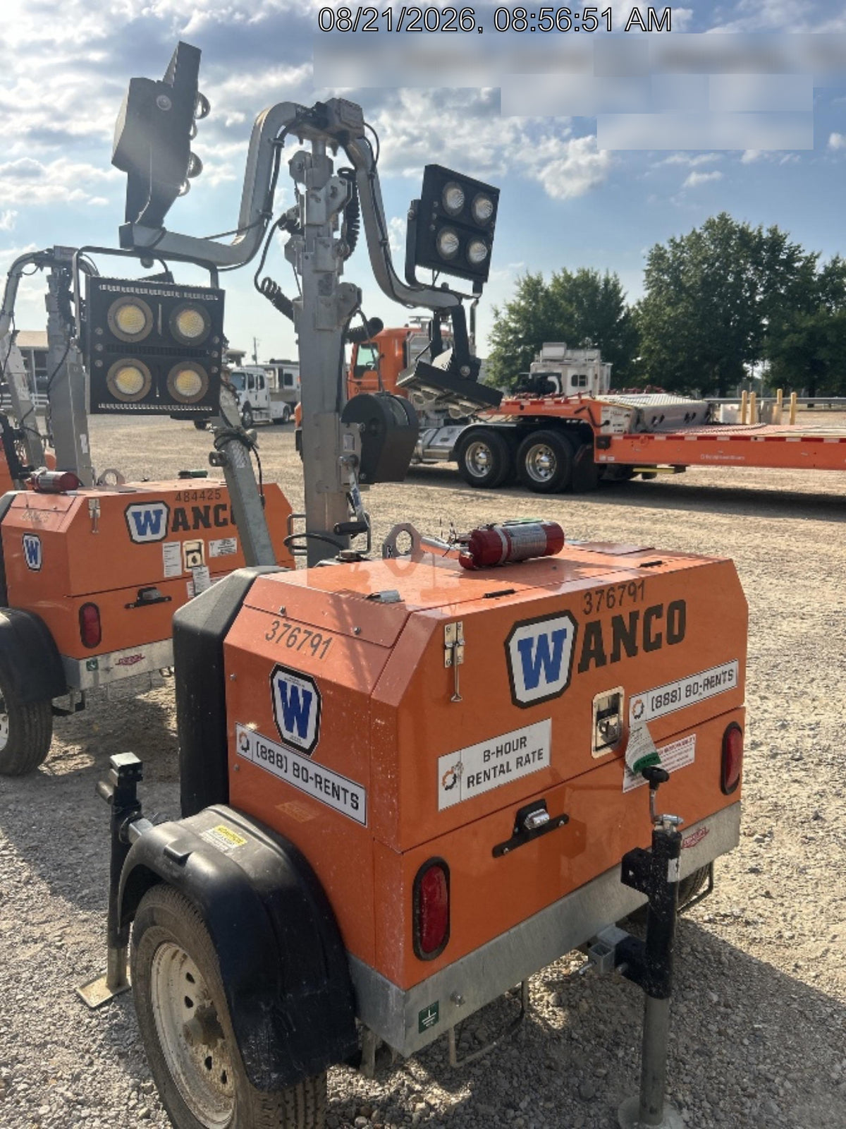 2023 Wanco WLTT-4MM4K Diesel, Deep Sea Controller, Shore Power Plug, Auto Start, (4) 350W LED Floodlights, 4kW Generator, 60 Gal Fuel Tank, 2" Ball, T3