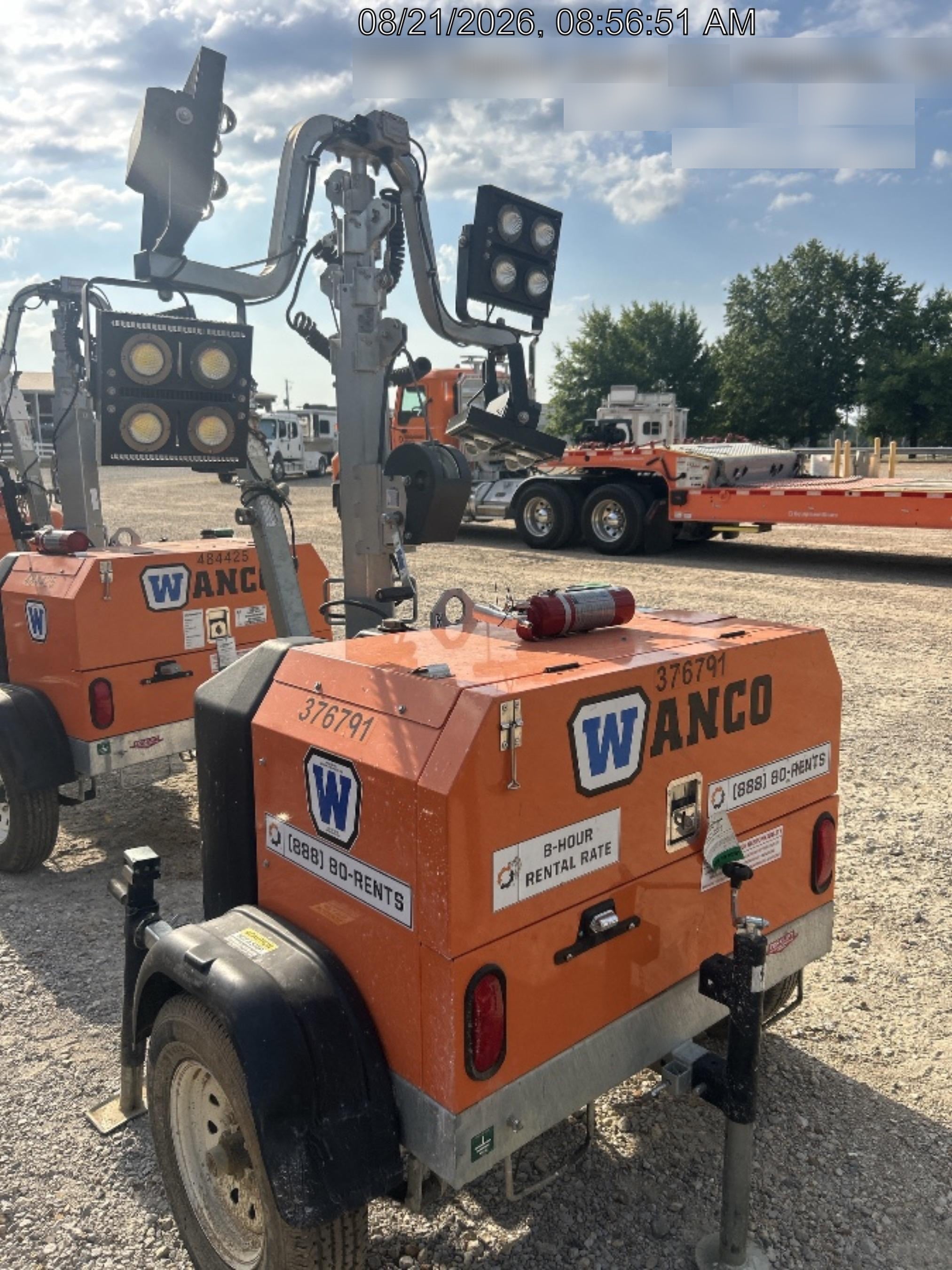2023 Wanco WLTT-4MM4K Diesel, Deep Sea Controller, Shore Power Plug, Auto Start, (4) 350W LED Floodlights, 4kW Generator, 60 Gal Fuel Tank, 2" Ball, T3
