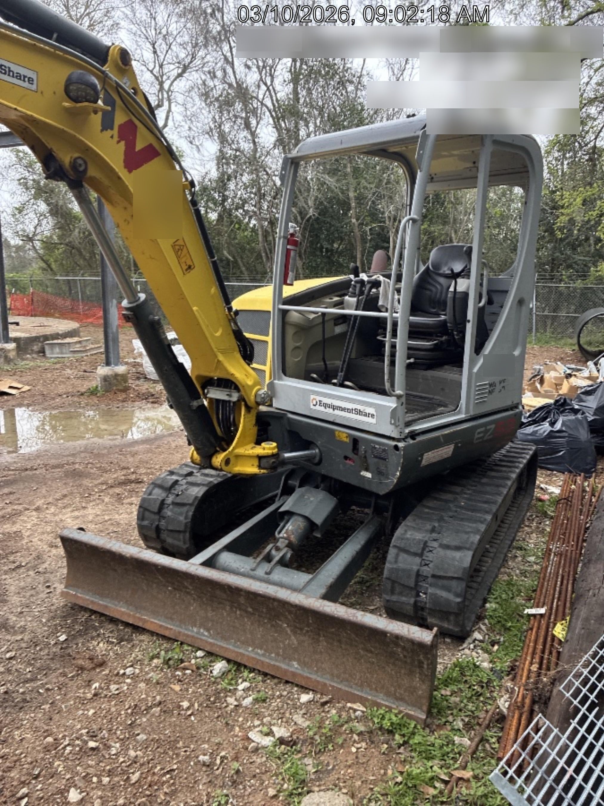 Wacker Neuson EZ53 EZ53 12K Track Excavator, TRK, CNPY, Bucket