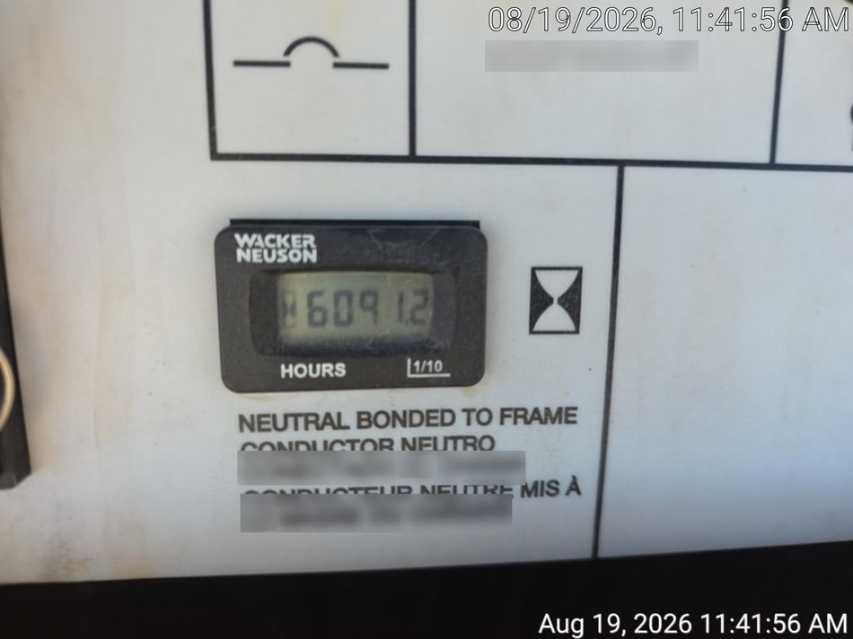 2019 Wacker Neuson LTV6L-MH Wacker Neuson LTV6L Mobile Light Tower w/Fuel Level Sensor Installed