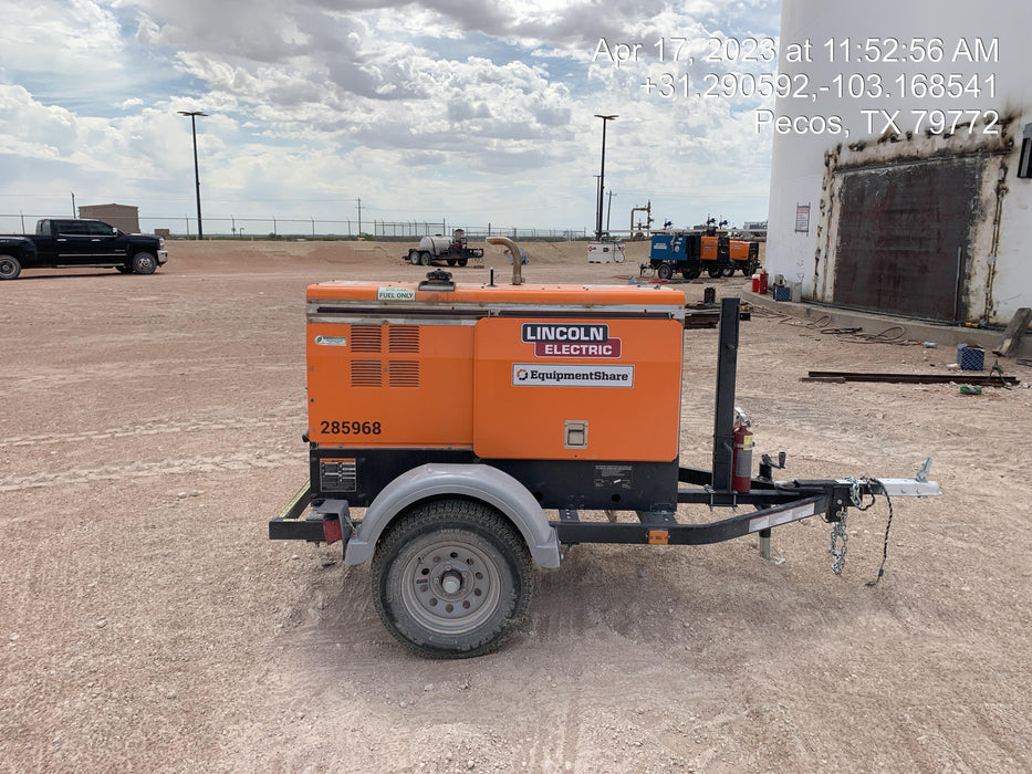 2022 Lincoln Electric LE400 Kubota V1505, Trlr, Cable Rack, Light Kit, ES Decals, T3