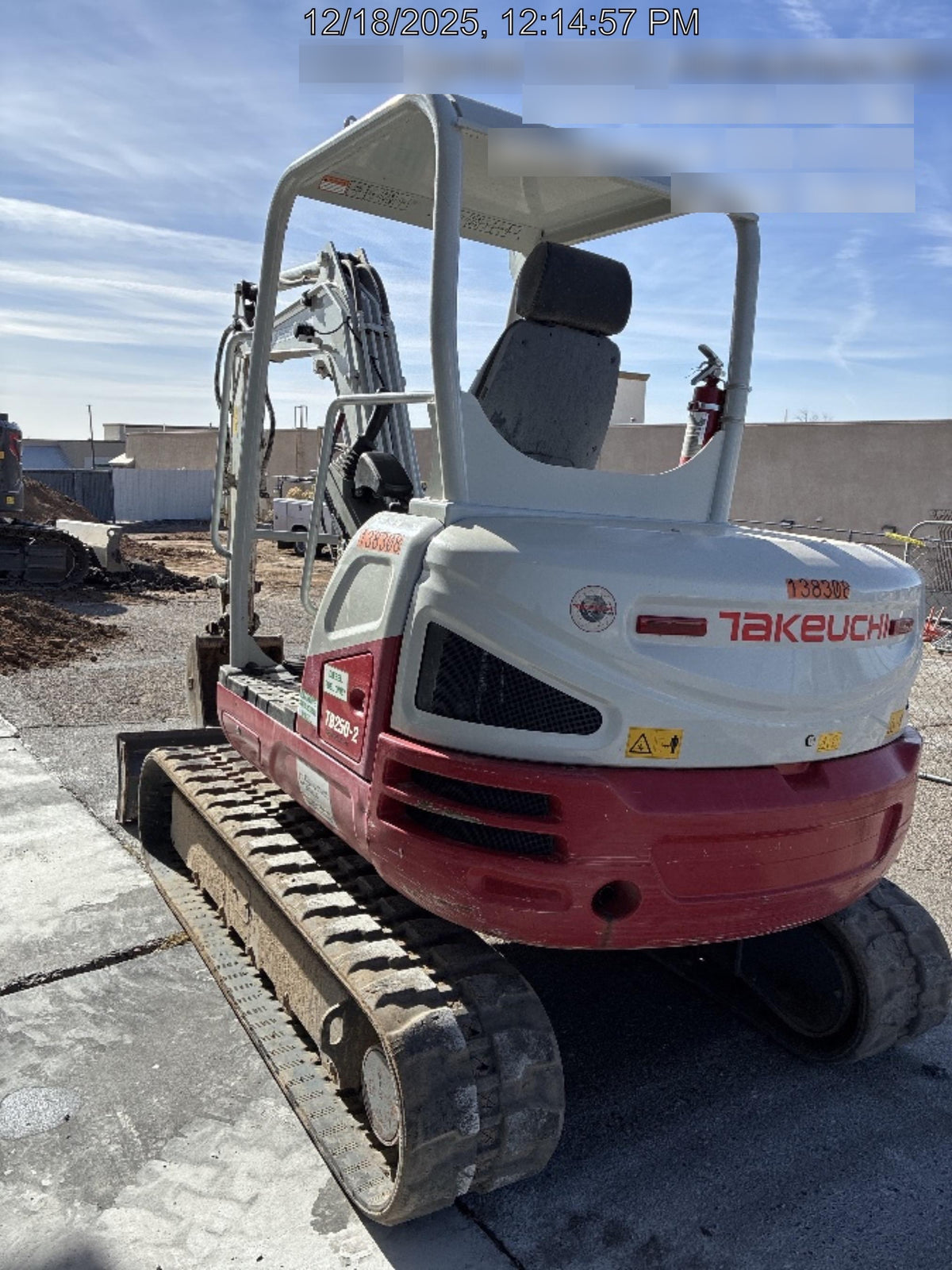 2021 TAKEUCHI TB250-2