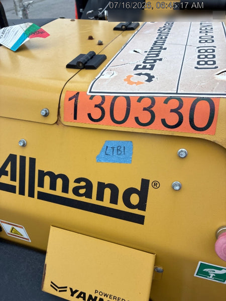 2021 Allmand NLV3GR (4) LED Light Fixture 350W, 23' Vertical Mast, 3kW Prime, Towable, Deep Sea L401, Leveling Jacks, Yanmar T4F 5.8hp