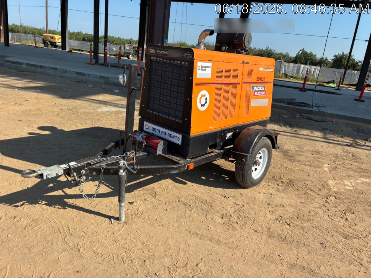 2022 Lincoln Electric Vantage 549X Crosslink Technology, Trailer Mounted, ES Decals, T3