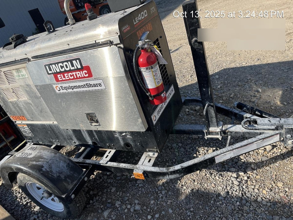 2024 Lincoln Electric LE400 Kubota V1505, Trlr, Cable Rack, Light Kit, ES Decals, T3