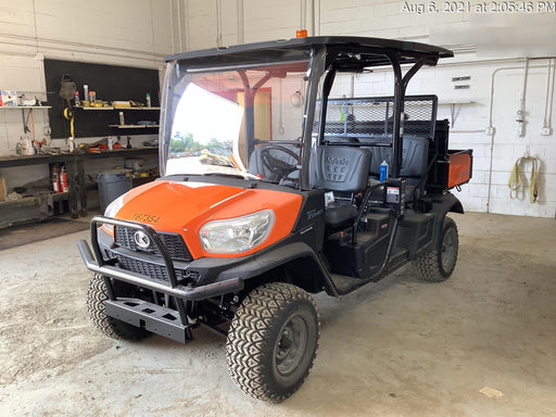 2022 Kubota RTV-X1140W-H Plastic Canopy, Windshield Acrylic Clear, LED Strobe Light, Wire Harness Kit, Back up Alarm