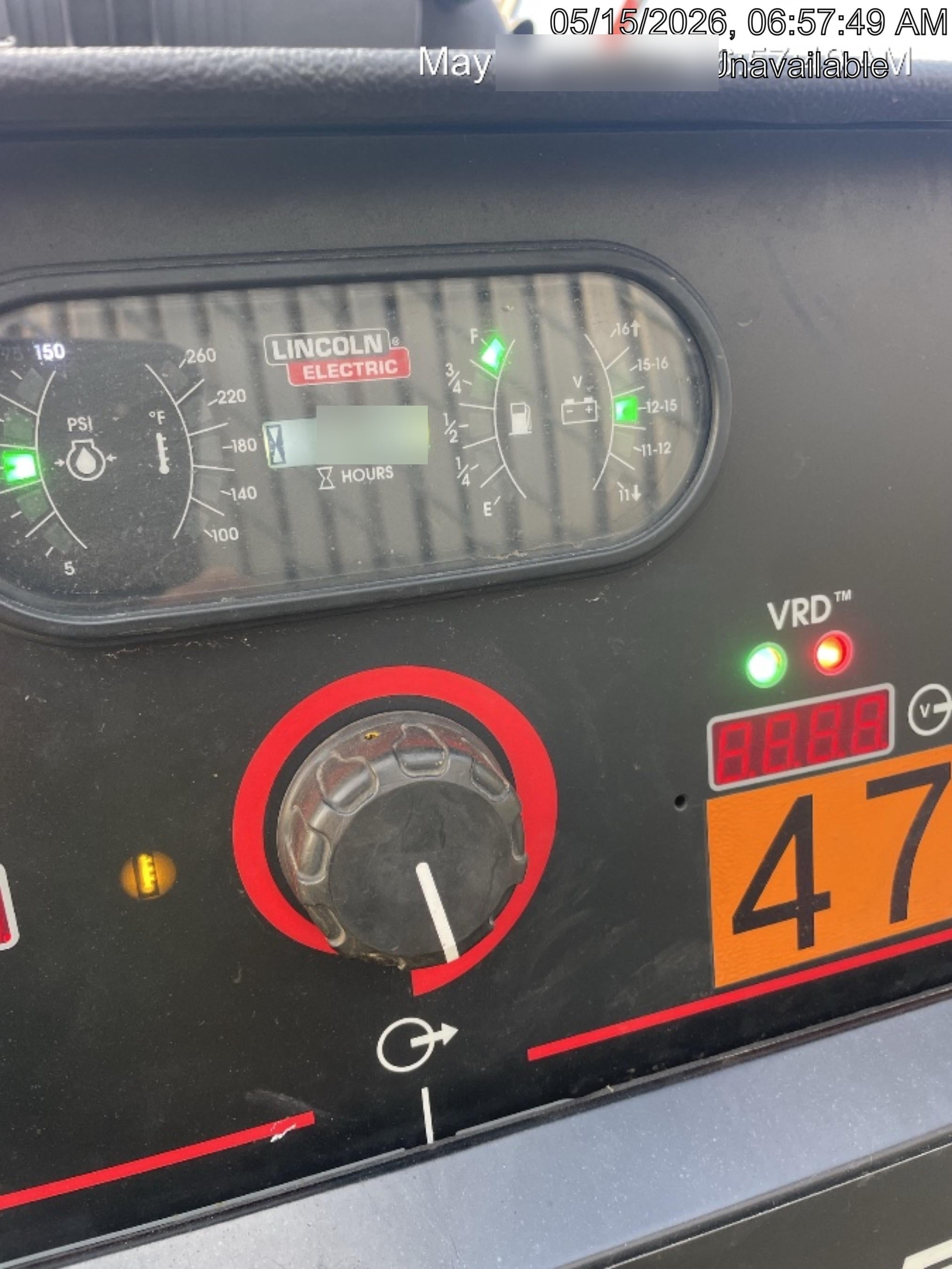 2024 Lincoln Electric Vantage 549X Vantage 549X Ready Pak 3 w/ Telematics & Decals, Stainless (Includes Trailer, Cable Rack, Fender Light Kit), part #K3534-2-RP3MES