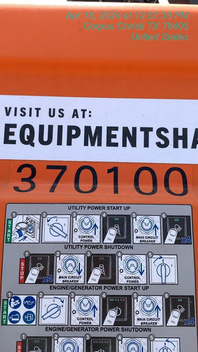 2023 Generac MLT2 Diesel, Flex Switch 120V Input, Powerzone Controller, 
(4) 320W LED Lights, 4kW Generator, 39.9 Gal Fuel Tank, 2" Ball, T3