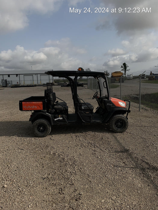 2022 Kubota RTV-X1140W-H Plastic Canopy, Windshield Acrylic Clear, LED Strobe Light, Wire Harness Kit, Back up Alarm