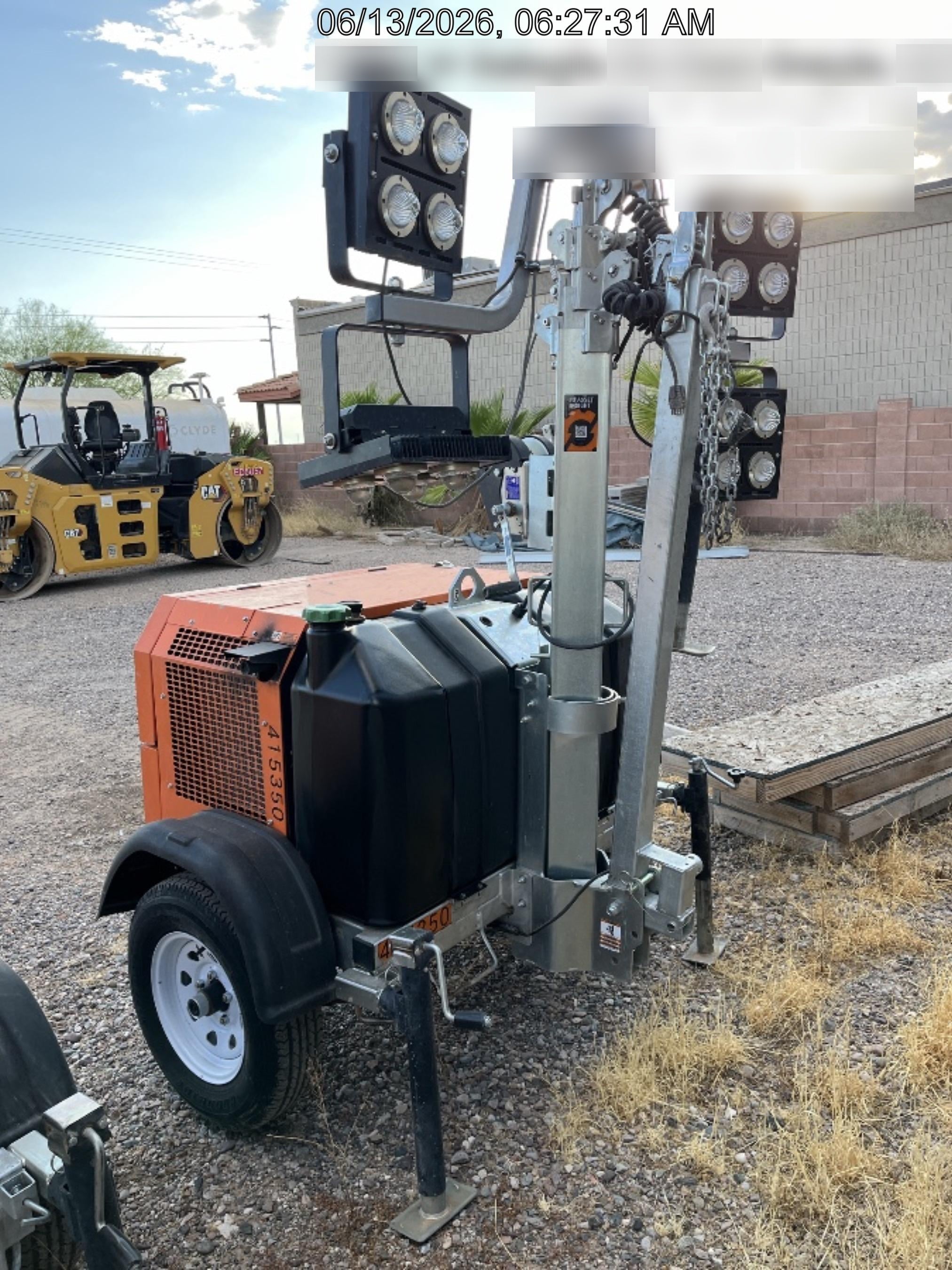 2024 Wanco WLTT-4MM4K Diesel, Deep Sea Controller, Shore Power Plug, Auto Start, (4) 350W LED Floodlights, 4kW Generator, 60 Gal Fuel Tank, 2" Ball, T3