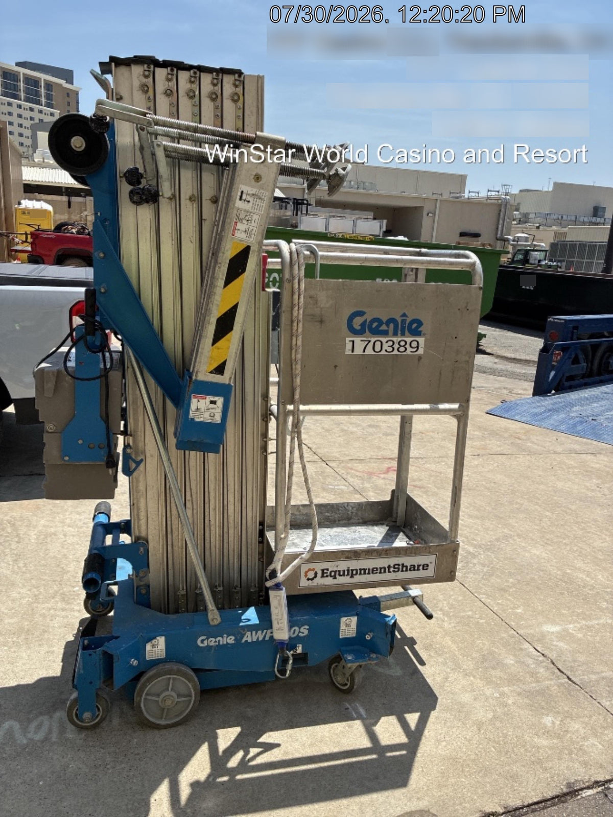 2021 GENIE AWP-30S DC